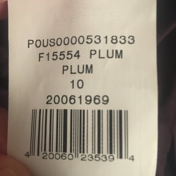 David's Bridal Plum Ball Gown - 1 - Picture 8 of 8